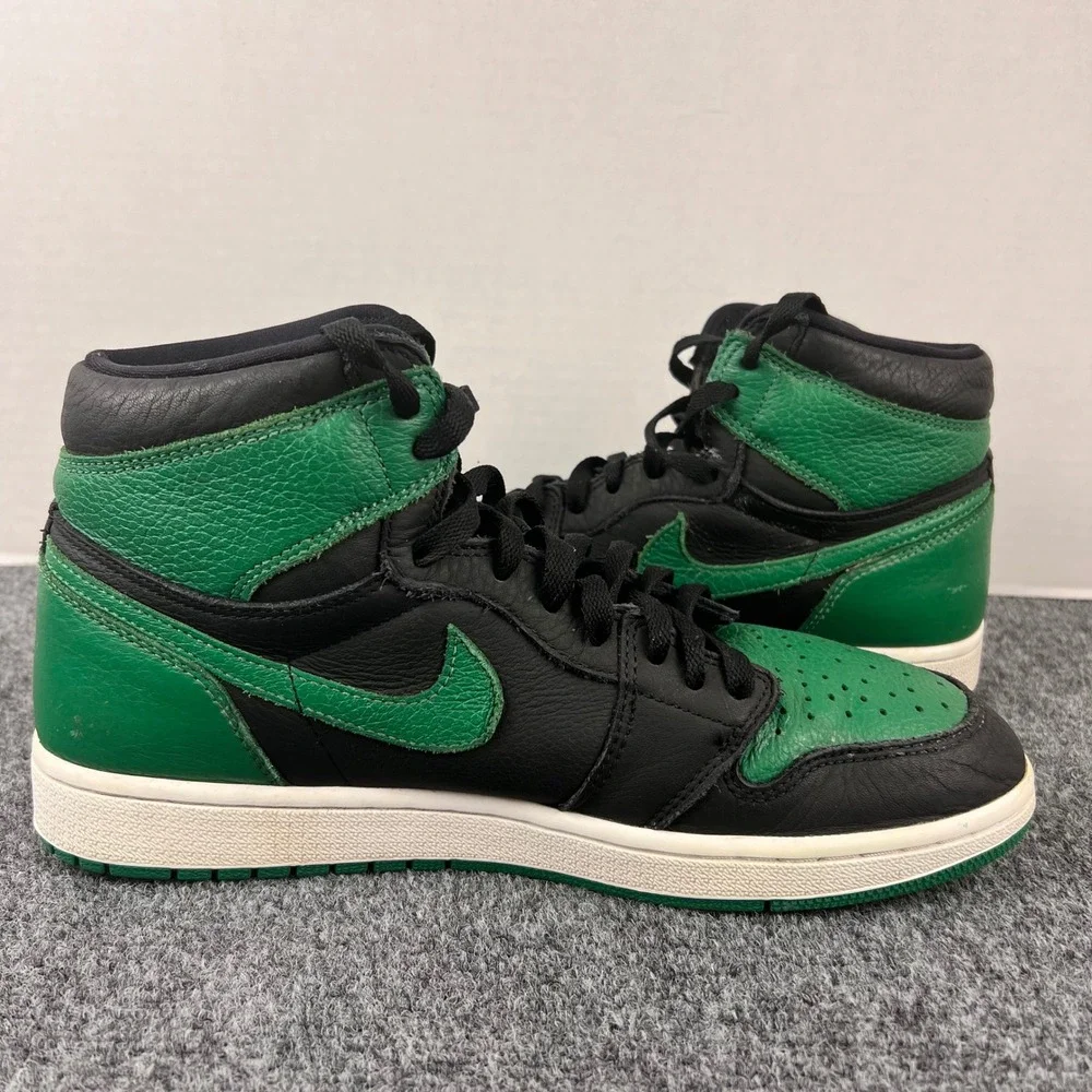 Nike Air Jordan 1 Retro High OG Pine Green 2.0 Black Green 555088-030 Mens 10